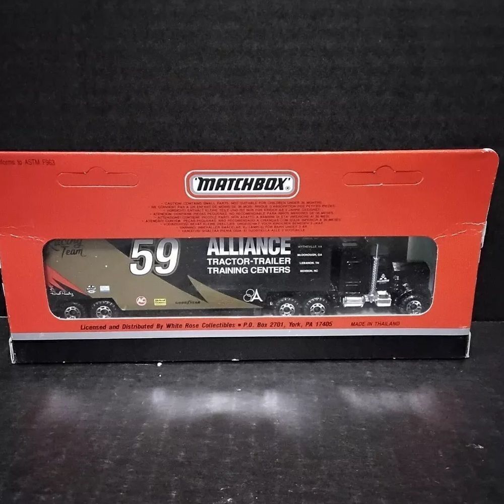 MATCHBOX SUPER STARS TRANSPORTER 1993 GRAND NATIONAL ALLIANCE #59 NASCAR - Picture 4 of 9